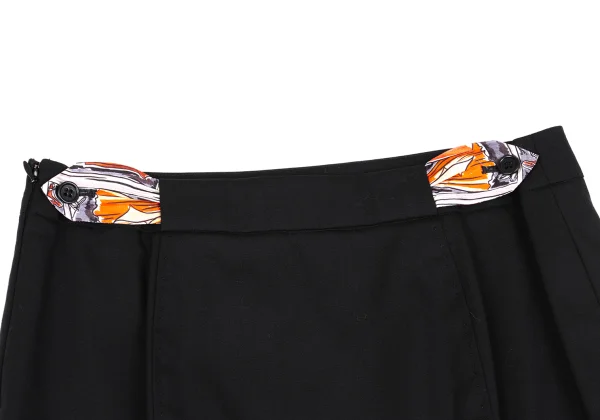Paul Smith BLACK LABEL Waist Belt Wool Stretch Skirt K-162911_007