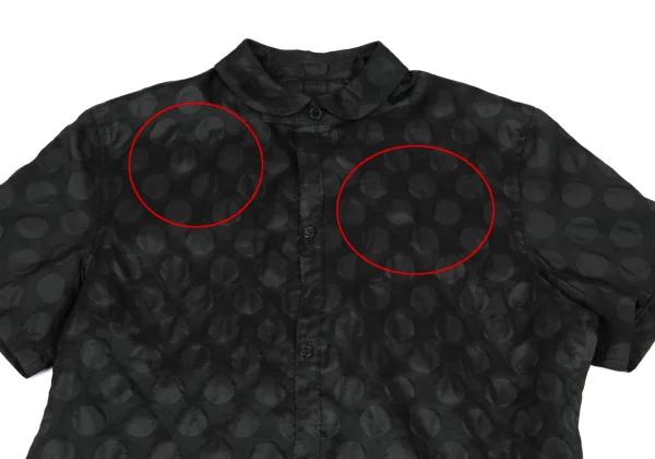 Y's Poly Dot Short Sleeve Shirt K-162914_003