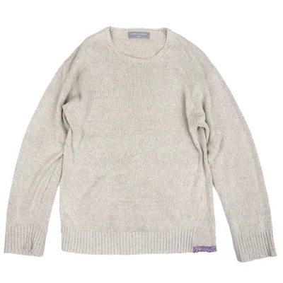 COMME des GARCONS HOMME  Linen Cotton Hem Switching Knit Sweater