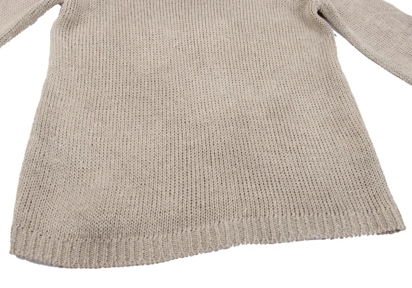 COMME des GARCONS HOMME PLUS Linen Low Gauge High Neck Knit Sweater K-162918_006