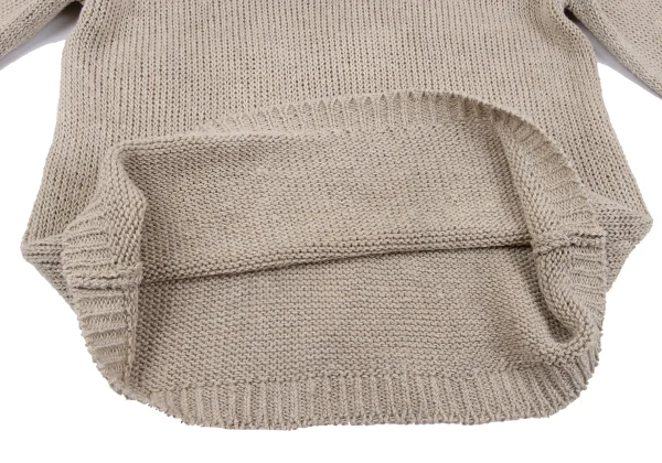 COMME des GARCONS HOMME PLUS Linen Low Gauge High Neck Knit Sweater K-162918_007