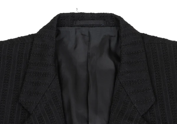 COMME des GARCONS HOMME PLUS Wool Striped Jacket K-162919_003