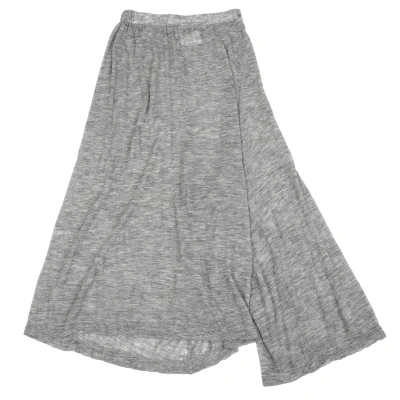 COMME des GARCONS Asymmetrical Wool Nylon See-Through Pants