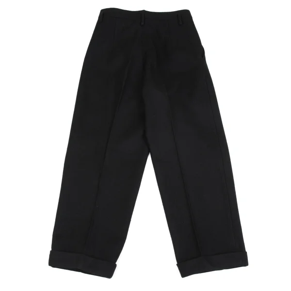 tricot COMME des GARCONS Felt Wool Tuck Pants K-162923_010