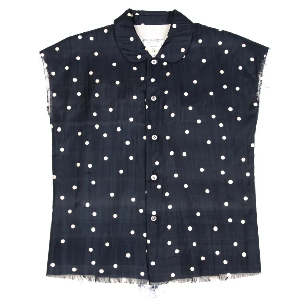 robe de chambre COMME des GARCONS Double Face Sheeting Dot Blouse K-162924_002