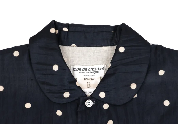 robe de chambre COMME des GARCONS Double Face Sheeting Dot Blouse K-162924_004