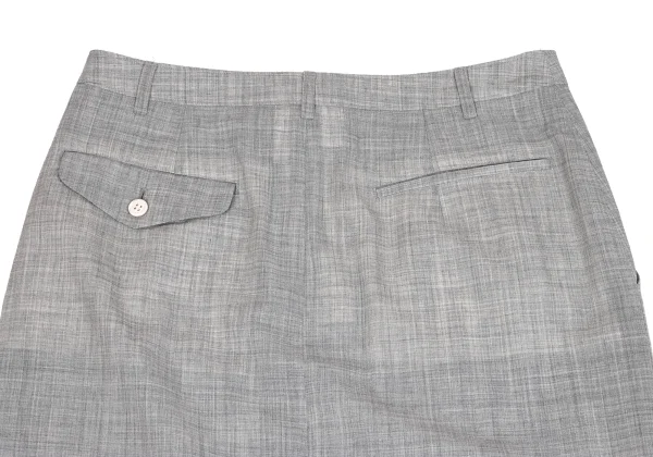 robe de chambre COMME des GARCONS Wool Nylon Back Slit Skirt K-162925_009