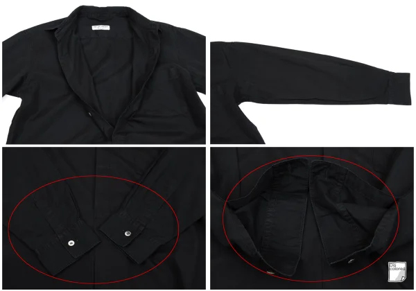 robe de chambre COMME des GARCONS Cotton Pullover Shirt Dress K-162926_010