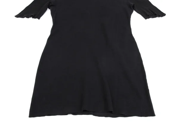 Yohji Yamamoto FEMME Cotton Rib Switching High Neck Top K-162927_011