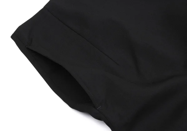 Yohji Yamamoto FEMME Wool Poly Side Pleated Skirt K-162928_009