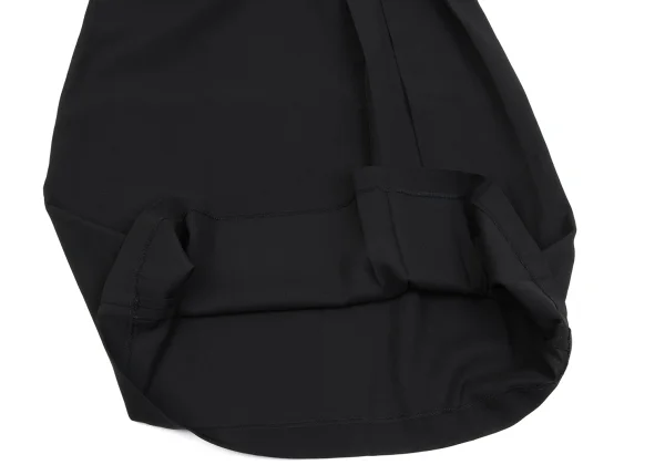 Yohji Yamamoto FEMME Wool Poly Side Pleated Skirt K-162928_011