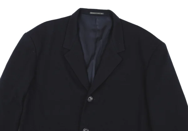 Yohji Yamamoto POUR HOMME Wool Double Edged Pocket Jacket K-162930_002