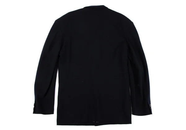 Yohji Yamamoto POUR HOMME Wool Double Edged Pocket Jacket K-162930_012