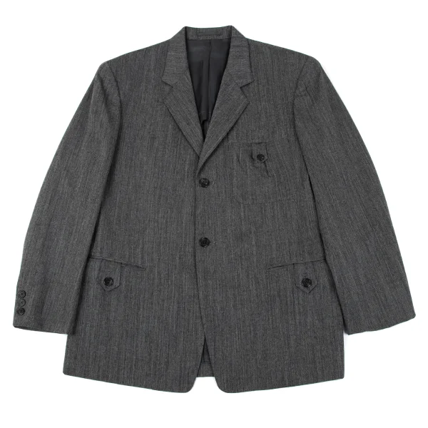 Y's for men Wool 2B Jacket Grey M K-162932_001
