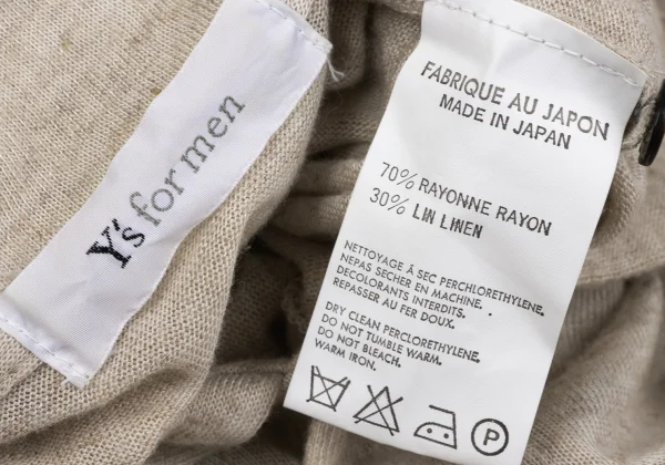 Y's for men Rayon Linen Polo Shirt K-162933_017
