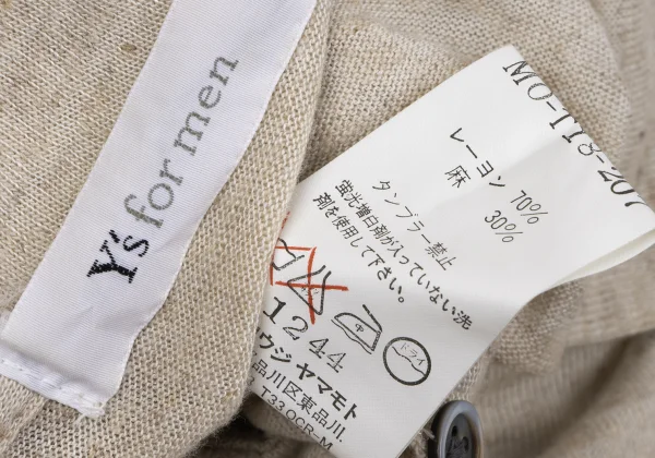 Y's for men Rayon Linen Polo Shirt K-162933_018