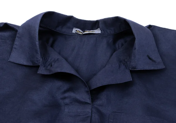 ISSEY MIYAKE Cotton Linen Short Sleeve Pullover Blouse K-162934_007