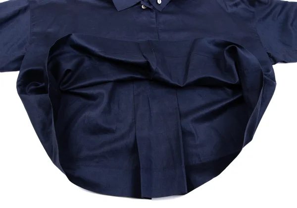 ISSEY MIYAKE Cotton Linen Short Sleeve Pullover Blouse K-162934_011