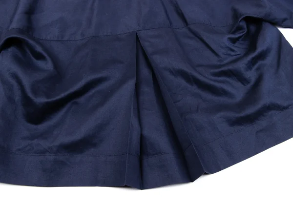 ISSEY MIYAKE Cotton Linen Short Sleeve Pullover Blouse K-162934_013