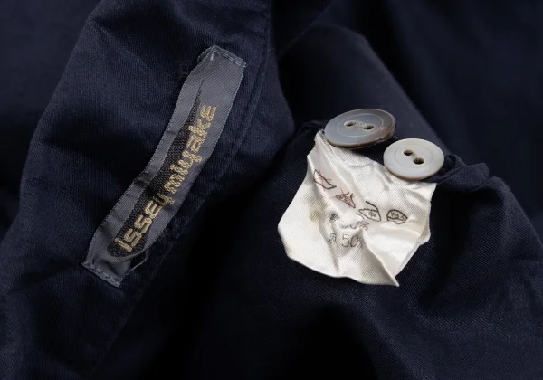 ISSEY MIYAKE Cotton Linen Short Sleeve Pullover Blouse K-162934_016