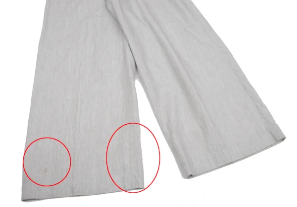 ISSEY MIYAKE Cotton Two Tuck Wide Pants K-162936_007