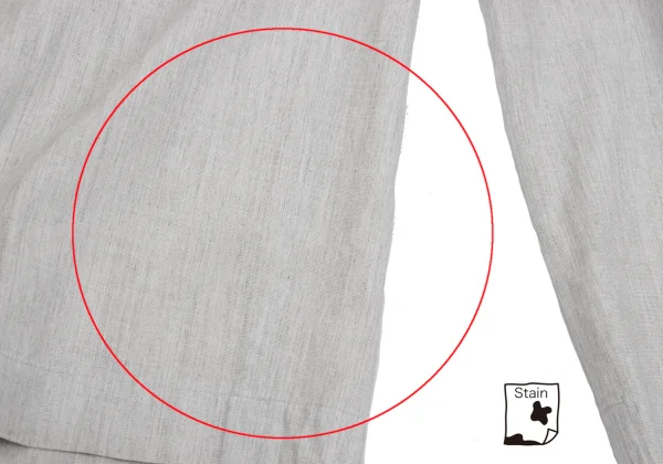 ISSEY MIYAKE Cotton Two Tuck Wide Pants K-162936_008