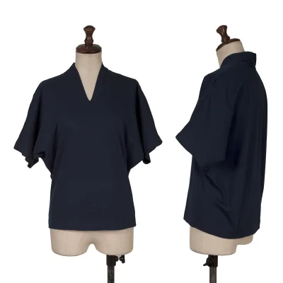 Plantation Cotton V Neck Dolman Sleeve Top