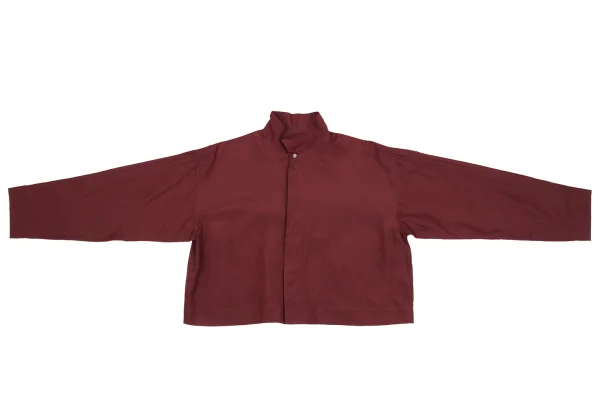 JURGEN LEHL Silk Stand Collar Short Blouse K-162939_002