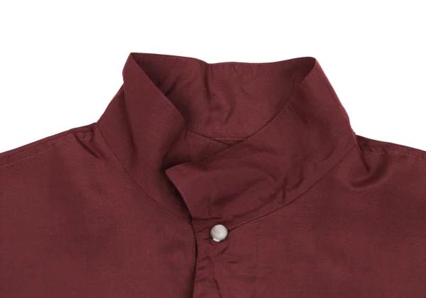JURGEN LEHL Silk Stand Collar Short Blouse K-162939_004