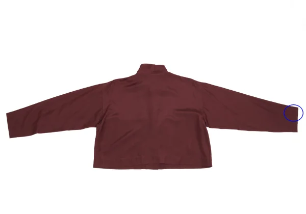 JURGEN LEHL Silk Stand Collar Short Blouse K-162939_011