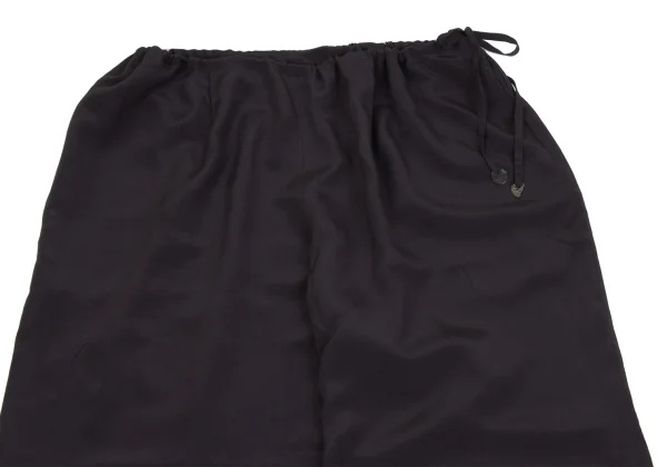 JURGEN LEHL Silk Drawstring Waist Wide Pants K-162941_002