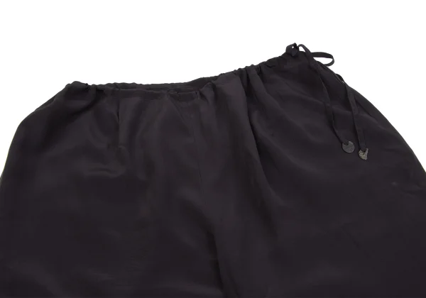 JURGEN LEHL Silk Drawstring Waist Wide Pants K-162941_003