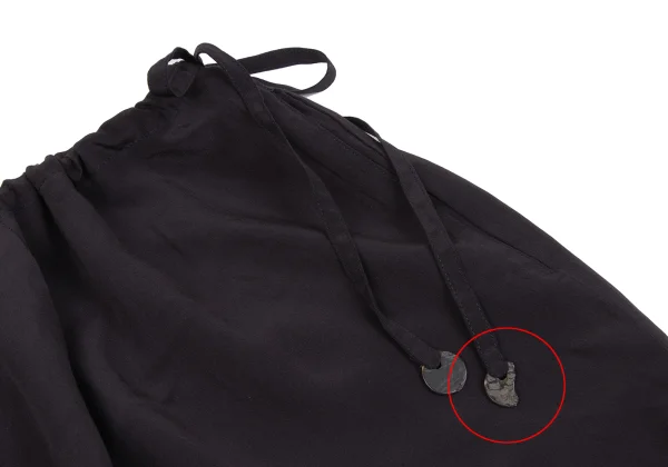 JURGEN LEHL Silk Drawstring Waist Wide Pants K-162941_004