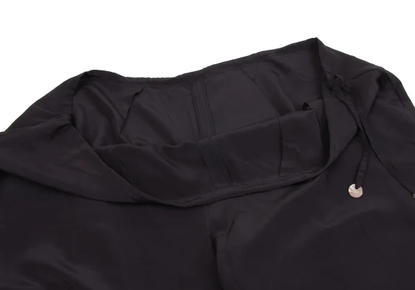 JURGEN LEHL Silk Drawstring Waist Wide Pants K-162941_006