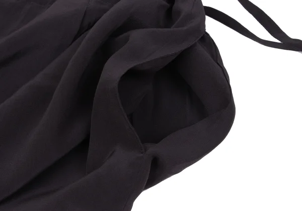 JURGEN LEHL Silk Drawstring Waist Wide Pants K-162941_007