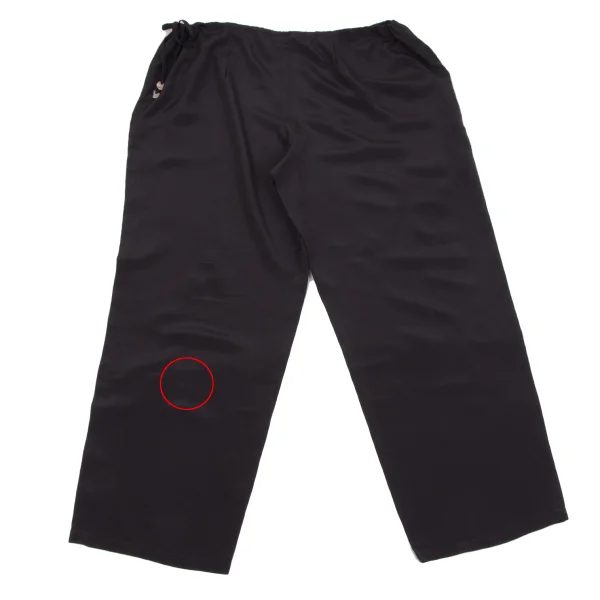 JURGEN LEHL Silk Drawstring Waist Wide Pants K-162941_012