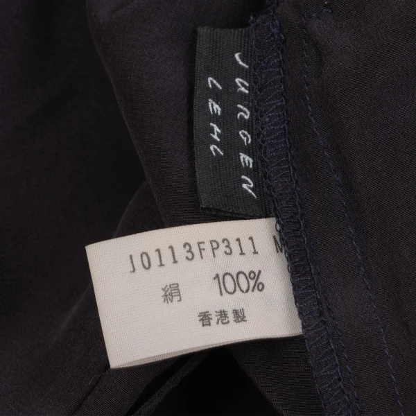 JURGEN LEHL Silk Drawstring Waist Wide Pants K-162941_015