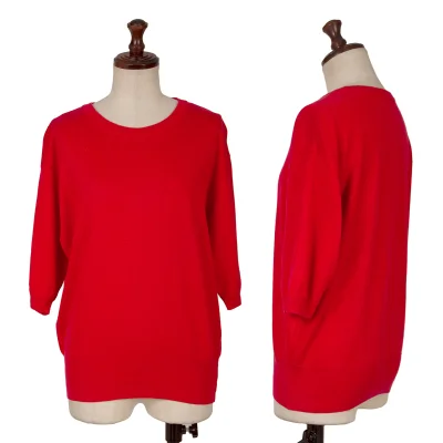 KENZO Cotton Silk Short Sleeves Knit Sweater
