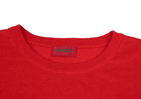 KENZO Cotton Silk Short Sleeves Knit Sweater K-162944_005