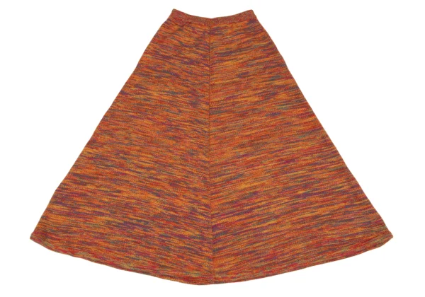 KENZO Multi Color Wool Knit Skirt K-162945_002