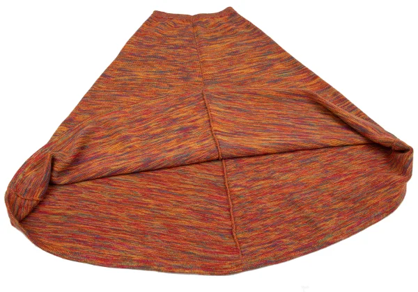 KENZO Multi Color Wool Knit Skirt K-162945_006