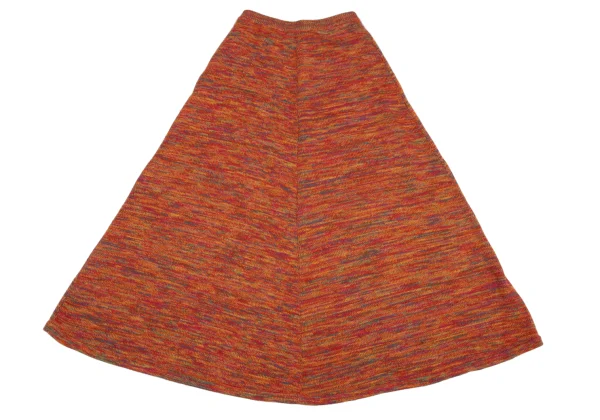 KENZO Multi Color Wool Knit Skirt K-162945_007