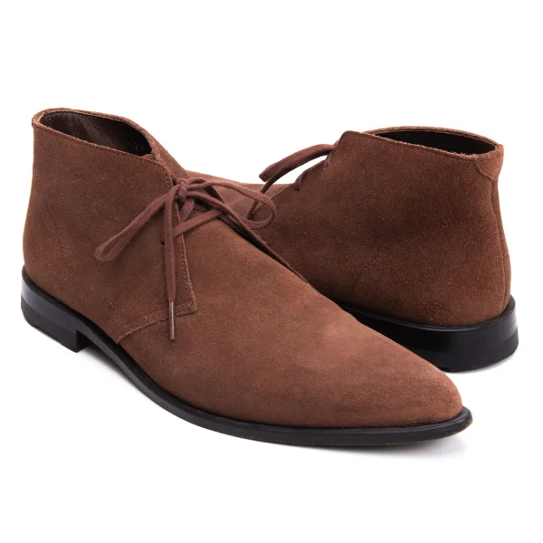 COMME des GARCONS Suede Chukka Boots Brown 24.5(About US 7.5) K-162947_001