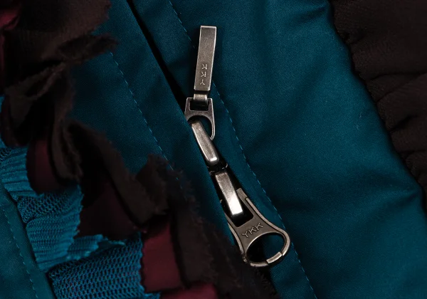 Jean Paul GAULTIER Frill Trim Stretch Zip Jacket K-162952_014