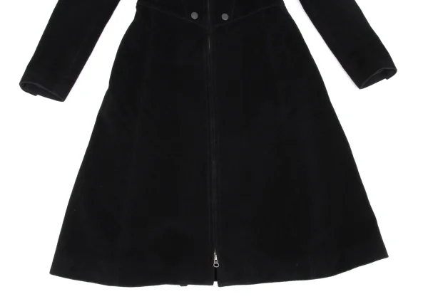 Jean Paul GAULTIER Angola Wool Melton Button Design Zip Coat K-162953_008