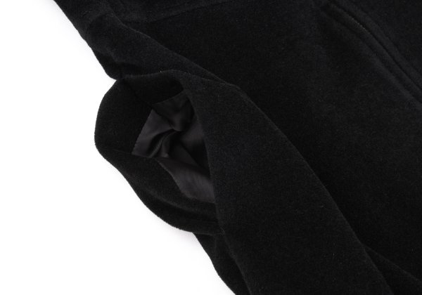 Jean Paul GAULTIER Angola Wool Melton Button Design Zip Coat Size