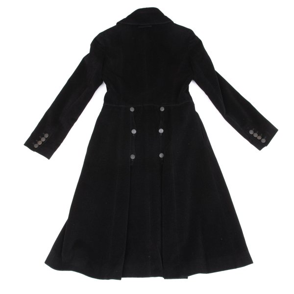 Jean Paul GAULTIER Angola Wool Melton Button Design Zip Coat Size