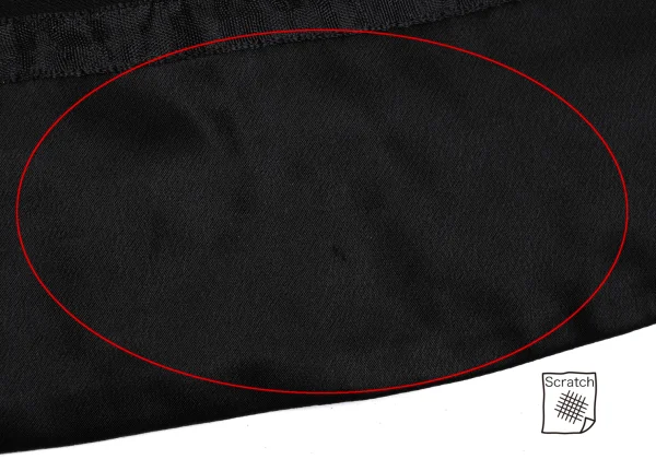 Jean Paul GAULTIER FEMME Shiny Line Switching Embroidery Design Skirt K-162954_007