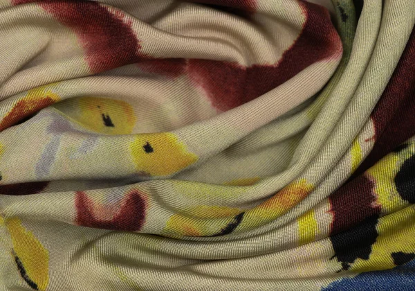 ジャンポールゴルチエ ファムJean Paul GAULTIER FEMME グラフィックプリントホルターネックストレッチトップス ベージュマルチ40 K-162955_012