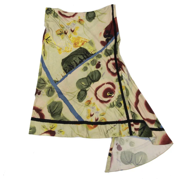 Jean Paul GAULTIER FEMME Graphic Printed Top & Skirt K-162957_010